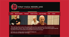 Desktop Screenshot of kravmaganederland.nl